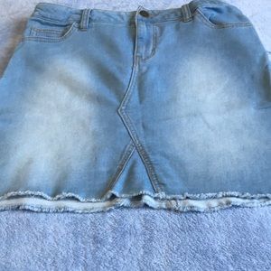 Cat&Jack jean cut off skirt